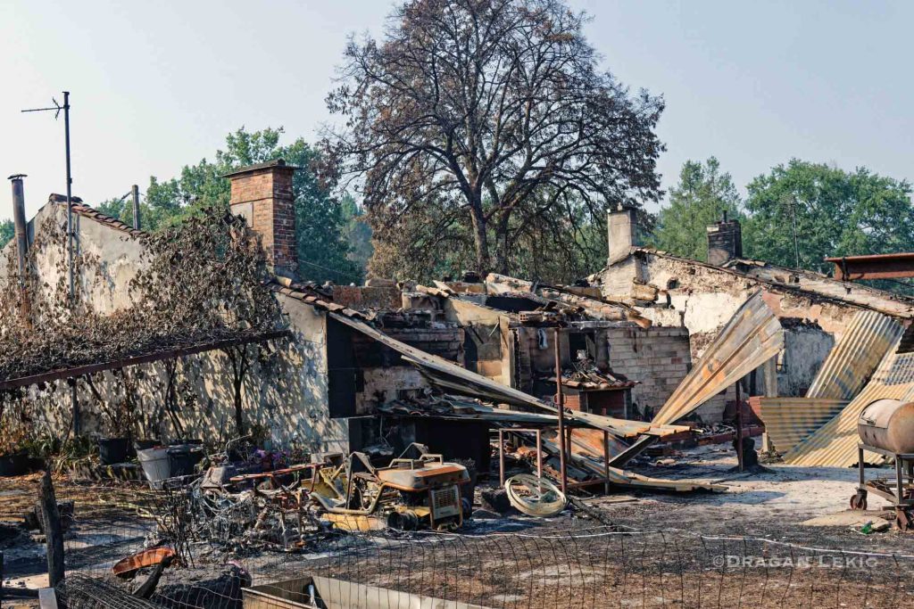 Bordeaux, France. 29 July 2026. The massive wildfire that broke out in Saumos on 22 July 2026 in the Gironde department ravaged more than 42,000 hectares of forest. This historic fire led to the evacuation of more than 220,000 people and the destruction of nearly 200 buildings.///Bordeaux-France. 29/07/2026. Le megafeu parti de Saumos le 22 juillet 2026 en Gironde a ravage plus de 42 000 hectares de foret. Cet incendie historique a entraine l'evacuation de plus de 220 000 personnes et la destruction de pres de 200 batiments.